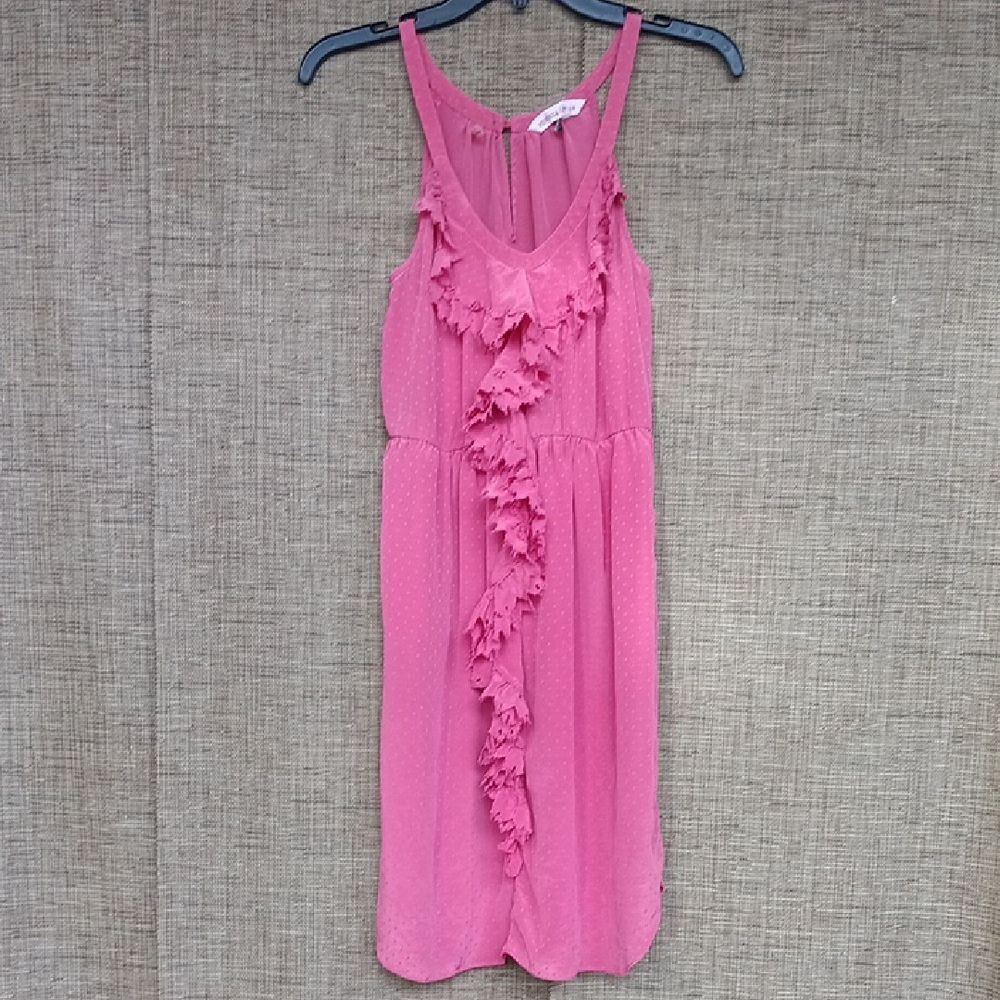 Rebecca Taylor Vibrant Pink Silk Dress